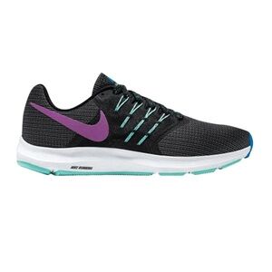 Nike Run Swift SE Black Vivid Purple Aqua Running Shoes Sneakers US6 CN2157-001